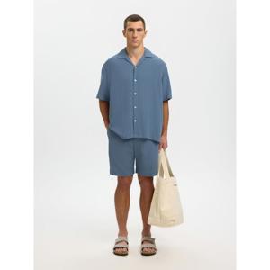 Selected Homme Relaxed Fit Short Sleeve Resort Shirt